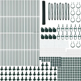vidaXL Στύλος Περιφράξεων Πράσινο
