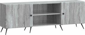 vidaXL Ντουλάπι TV 150 x 31 x 50 cm Γκρι Sonoma Επεξεργασμένο Ξύλο