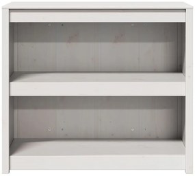 vidaXL Ντουλάπα Κουζίνας Λευκό 106 x 55 x 92 cm Μασίφ ξύλο πεύκου