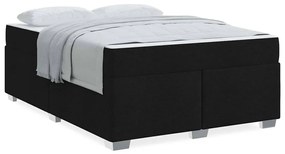 vidaXL Σκελετός Κρεβατιού Άλλο Μαύρο 160 x 200 cm ύφασμα