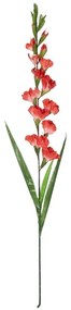 Τεχνητό Λουλούδι Gladiolus Flower 21396 116cm Red-Green GloboStar Πολυαιθυλένιο