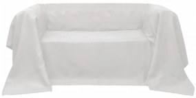 Κάλυμμα Καναπέ Κρεμ 210 x 280 εκ. από Micro-suede