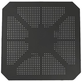 Τραπεζαρία Groovy-Halcyon σετ 5τεμ PP ανθρακί 80x80x74,5εκ 80x80x74.5 εκ.