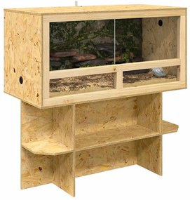 vidaXL Terrarium Καφέ 100 x 50 x 100 cm OSB