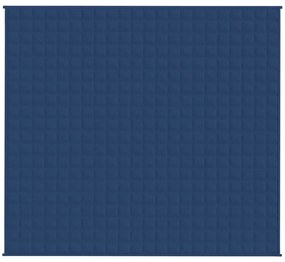 vidaXL Κουβέρτα Βαρύτητας Μπλε 200 x 220 εκ. 9 κ. Υφασμάτινη