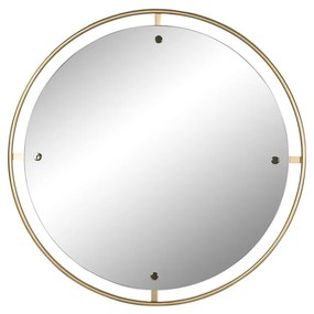 Τοίχο καθρέφτη Home ESPRIT Χρυσό 90 x 2 x 90 cm