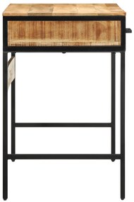 vidaXL Γραφείο  100x50x75 εκ. Μασίφ Ξύλο Rough Mango