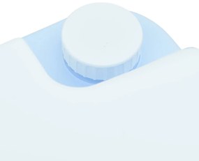 vidaXL Τουαλέτα Κάμπινγκ Απαλό Μπλε και Λευκό 41,5 x 36,5 x 30 cm