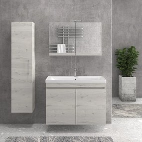 Karag 8902 Στήλη αναρτώμενη με πόμολο Ice Oak NEW ELSA 35x27x160cm
