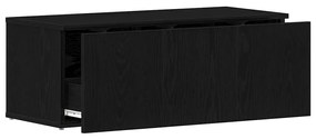 vidaXL Βάση TV με συρτάρι Μαύρο 80 x 34 x 30 εκ. Επεξεργασμένο ξύλο