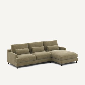 Γωνιακός καναπές από λινό βελούδο, Alwine