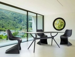 Πολυθρόνα πολυπροπυλένιου Bloom Black