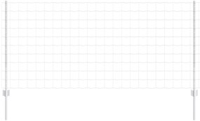 Τείχος και Πόστ Ασημί 1 x 25 m Ατσάλι