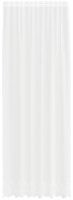 vidaXL Κουρτίνα Δαντέλας με κουρτίνες Floral Λευκό 150 x 260 εκ. Πολυεστέρας
