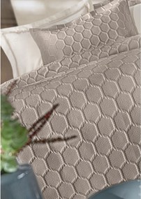 Κουβερλί King Size (Σετ 240x250) Guy Laroche Hive Taupe