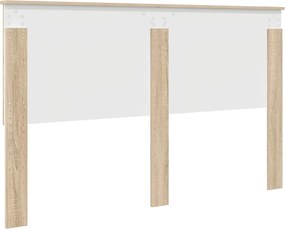 vidaXL Κεφαλάρι με κεφαλάρι Δρύς Sonoma 160 cm Επεξεργασμένο ξύλο