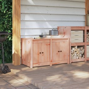 vidaXL Ντουλάπι Κουζίνας Εξωτερικού Χώρου 106x55x64 εκ. Μασίφ Ξύλο Ντάγκλας