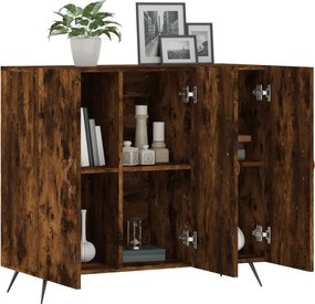 vidaXL Ντουλάπι Καπνιστή Δρυς 90x34x80 εκ. Επεξεργασμένο Ξύλο