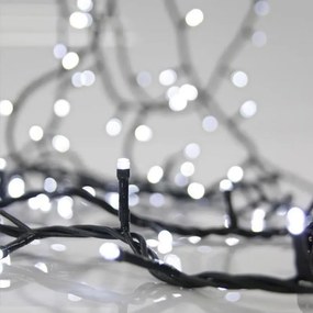 Eurolamp Σειρά 1200 Ψυχρό Λευκό LED Σταθερά 60m Πράσινο Καλώδιο IP44 600-11348
