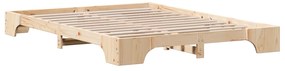 vidaXL Κρεβάτι 160x200 cm από Στερεό Ξύλο Πεύκου