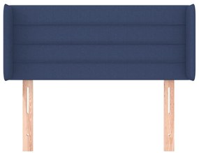 vidaXL Κεφαλάρι με Πτερύγια Μπλε 93x16x78/88 εκ. Υφασμάτινο