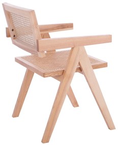 Καρέκλα BLAIRE Ξύλινη με Μπράτσα 52x50x80Υεκ. 52x50x80 εκ.