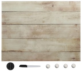 vidaXL Πίνακας Επιτοίχιος Μαγνητικός 60 x 80 εκ. Γυάλινος