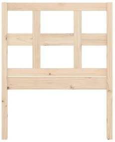 vidaXL Κεφαλάρι Κρεβατιού 95,5 x 4 x 100 εκ. από Μασίφ Ξύλο Πεύκου