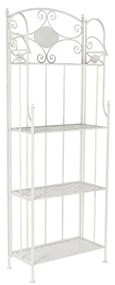 Ράφια Home ESPRIT Λευκό Μέταλλο 4 Ράφια 61 x 29 x 163,5 cm