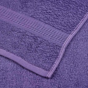 vidaXL Πετσέτες Μπάνιου FROGN 4 τεμ. Μωβ 100x150 εκ. 360 γρ./μ²