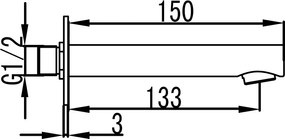 Karag 8Y Cromo - Εκροή - στόμιο