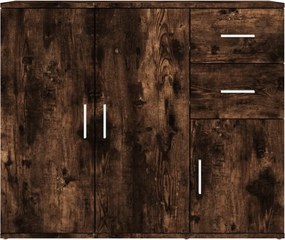 vidaXL Ντουλάπι Καπνιστή Δρυς 91x29,5x75 εκ. από Επεξεργασμένο Ξύλο