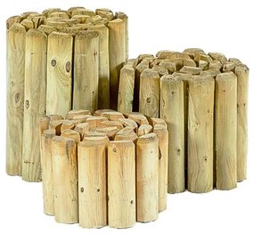 Ξύλινο Ρολ μπαρ για τον κήπο Ø7 x 30(Υ) x 200εκ.