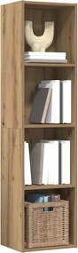 vidaXL Ντουλάπι βιβλίου/ΤV Ντουλάπι παλιού ξύλου 36x30x143cm