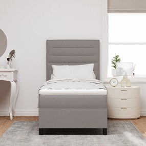 vidaXL Κρεβάτι με Ελατήρια και Στρώμα 80x200 cm Ύφασμα