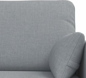 vidaXL Καναπές 2 pcs Ανοιχτό γκρι