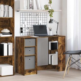 VidaXL Γραφείο Καπνιστό Δρύς 100 x 40 x 75 cm Επεξεργασμένο Ξύλο