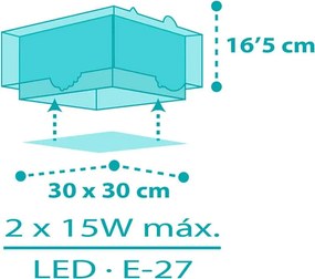 Happy Jungle πλαφονιέρα οροφής (63316)