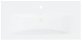 Ντουλάπι Μπάνιου με Νιπτήρα Γυαλιστερό Γκρι από Μοριοσανίδα - Γκρι