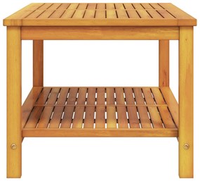 vidaXL Τραπεζάκι καφέ  110x55x45 εκ. Μασίφ ξύλο ακακίας