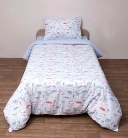 Σετ Παπλωματοθήκη Μονή 160x240 2641 Φανέλλα Viopros