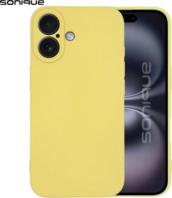 Θήκη Σιλικόνης My Colors Sonique Apple iPhone 16 Plus Κίτρινο