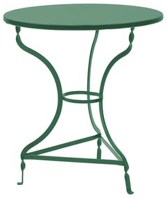 Τραπέζι Noah pakoworld μεταλλικό πράσινο Φ70x72εκ - Μέταλλο - 243-000087