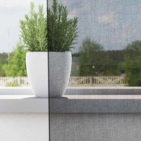 vidaXL Κουρτίνες Voile με Καρτέλα Κορυφή 2 τεμάχια Μαύρο