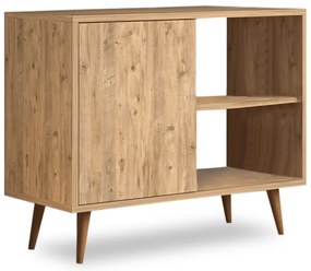 Κονσόλα - μπουφές μελαμίνης Luce Megapap χρώμα pine 80x35x66εκ.-GP022-0075,3