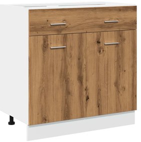 Συρτάρι κάτω ντουλάπι Artisan Oak Κατασκευασμένο ξύλο - Καφέ