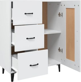 vidaXL Ντουλάπι Λευκό 69,5 x 34 x 90 εκ. από Επεξεργασμένο Ξύλο