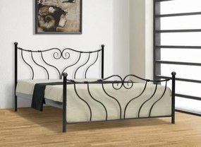Κρεβάτι Αντίπαρος1 για στρώμα 160χ200 υπέρδιπλο με επιλογές χρωμάτων
