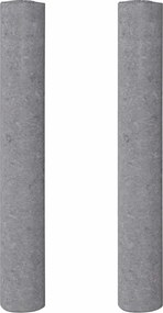 vidaXL Αντιολισθητικά Φλις Βαφής 2 τεμ. 10 μ. 180 γρ./μ² Γκρι