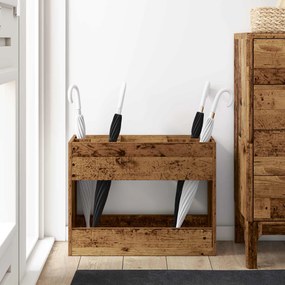 vidaXL Σχέδιο &amp; βάση αποθήκευσης Παλιό ξύλο 65 x 24 x 50 εκ